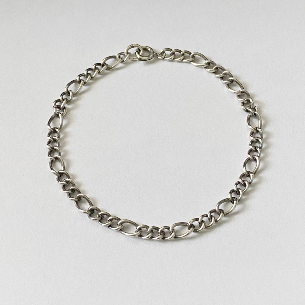 Vintage 925 Sterling Silver Chain Link Bracelet